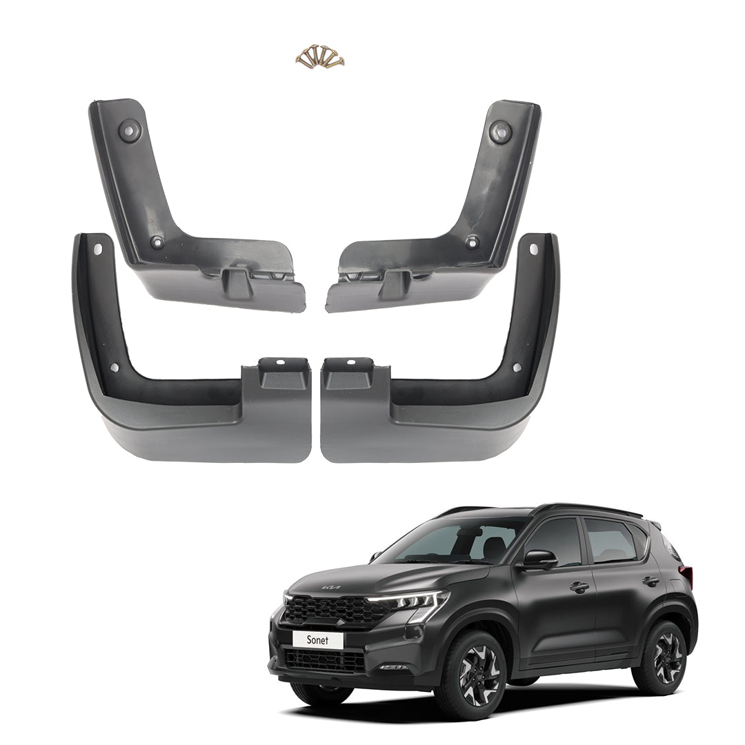KIA SONET 2020 ONWARDS, SET OF 4 PCS  MUD GUARD