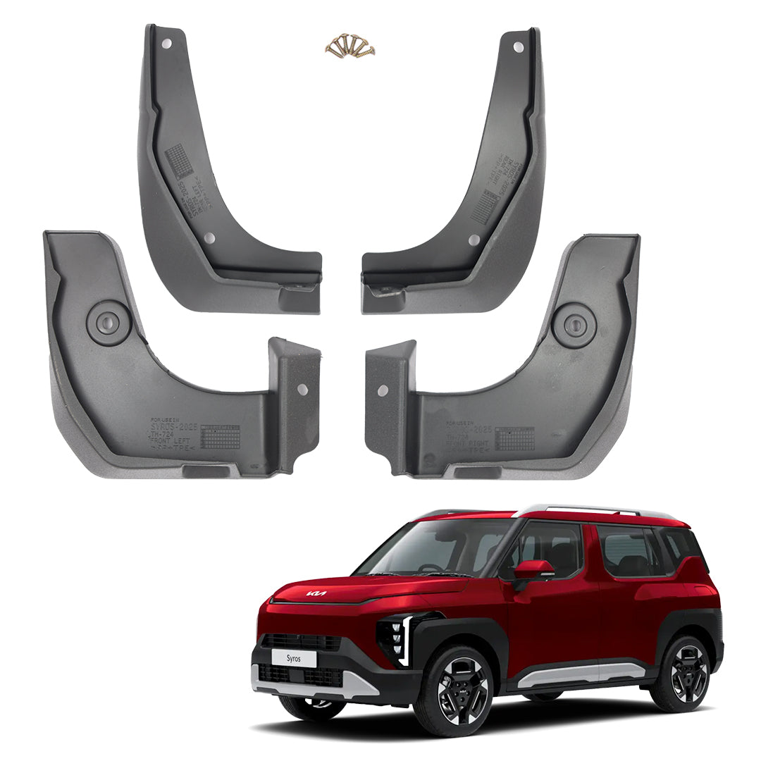 KIA SYROS 2025 ONWARDS, SET OF 4 PCS  MUD GUARD