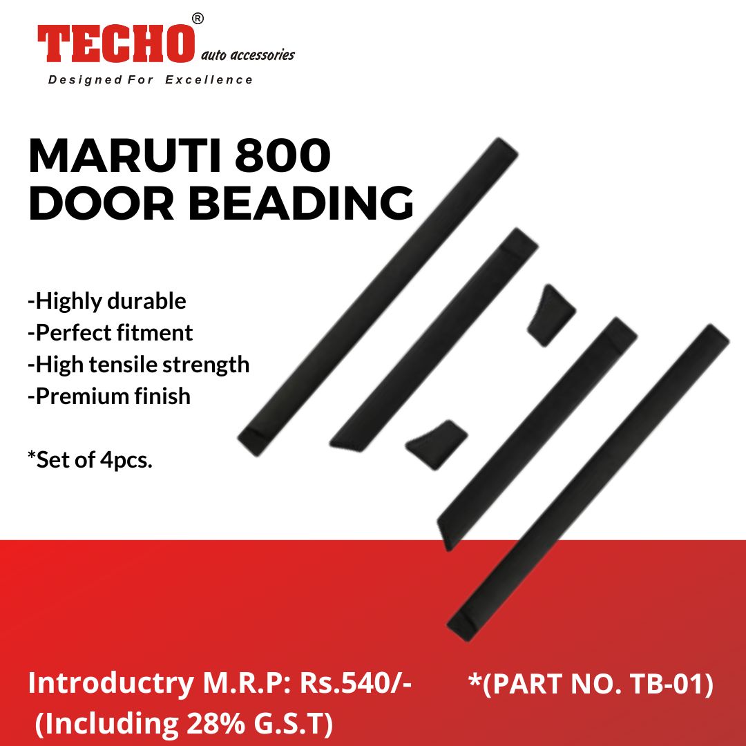MARUTI 800 1983-2014, SET OF 4 PCS  DOOR BEADING