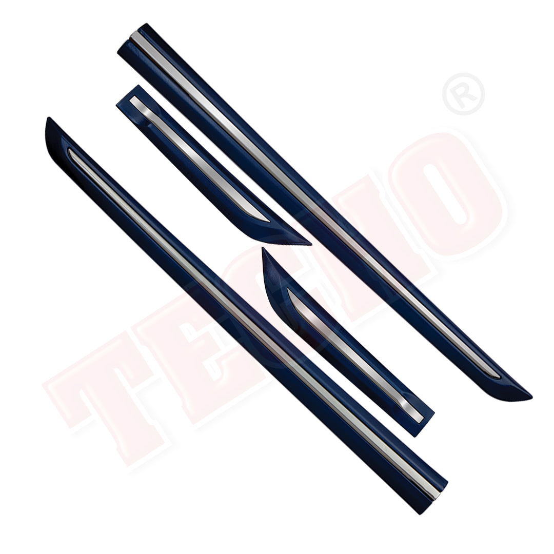 MARUTI BALENO WITH CHROME-INSERT 2015-2021, SET OF 4 PCS  DOOR BEADING