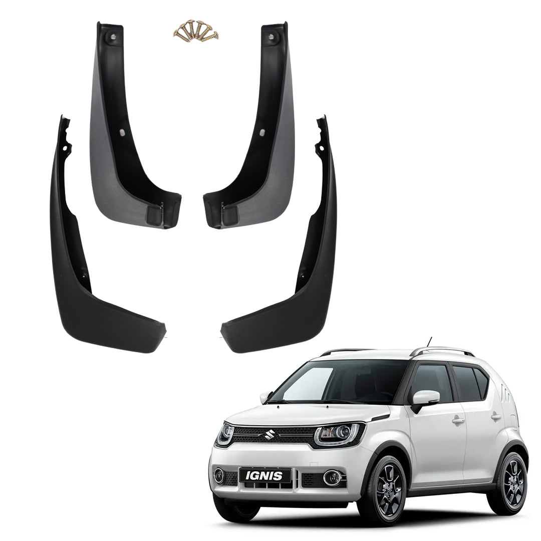 MARUTI IGNIS 2016 ONWARDS, SET OF 4 PCS  MUD GUARD