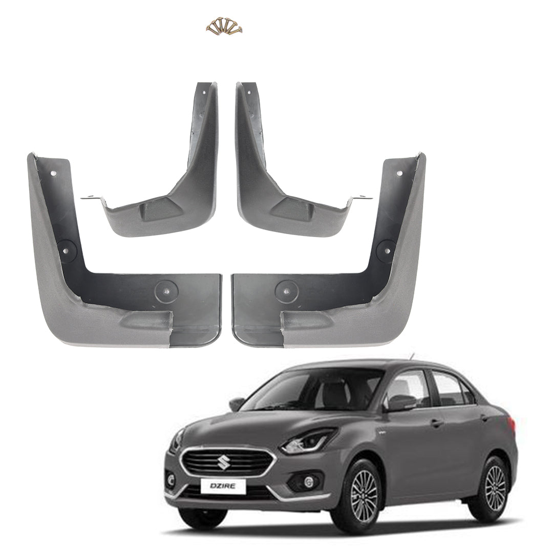 MARUTI SWIFT DZIRE  2008-2011, SET OF 4 PCS  MUD GUARD