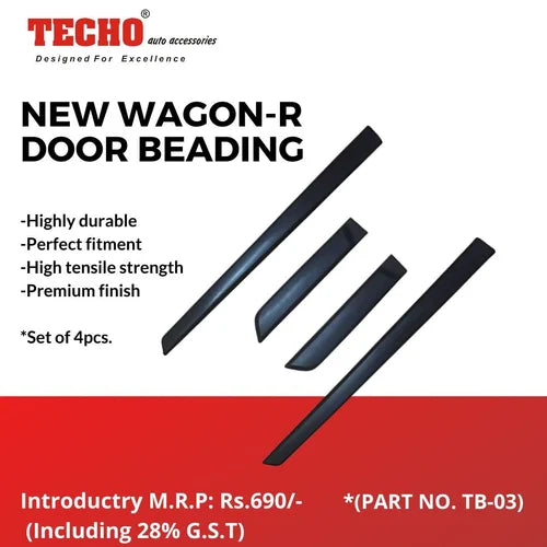 MARUTI NEW WAGON-R 2007-2009, SET OF 4 PCS  DOOR BEADING