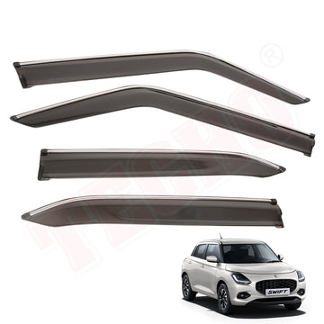 SWIFT-2024  DOOR VISOR     I.M. CHROME LINE