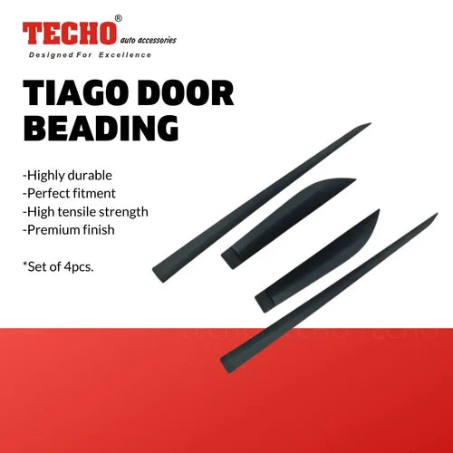 TATA TIAGO 2016 ONWARDS, SET OF 4 PCS  DOOR BEADING