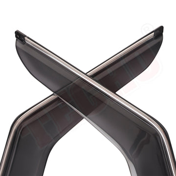 DOOR VISOR FOR MAHINDRA TUV 300 CHROME LINE 2015