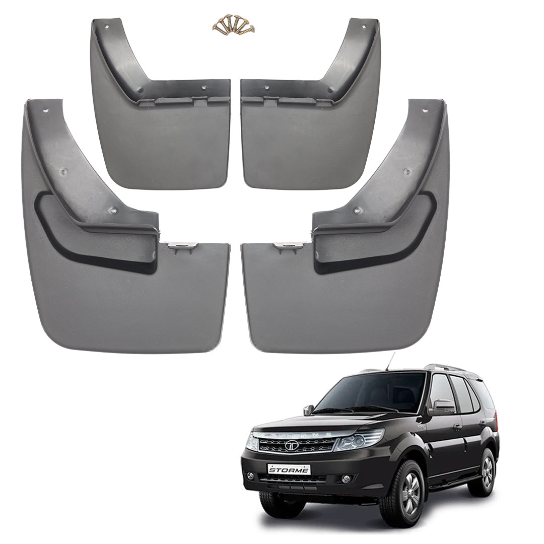 TATA SAFARI STORM 2012 ONWARDS, SET OF 4 PCS  MUD GUARD