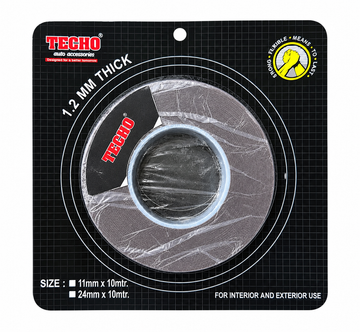 Techo Double Side Acrylic Tape | High Bonding Automotive Tape