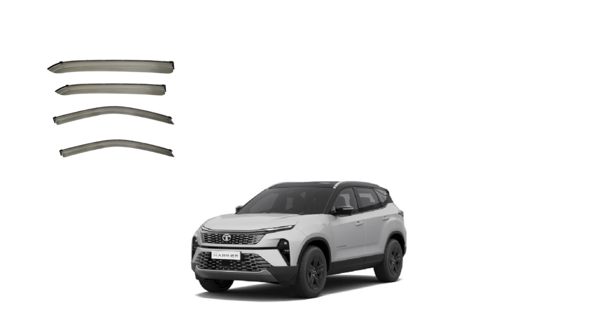 Tata Harrier 2025+ Chrome Door Visor 