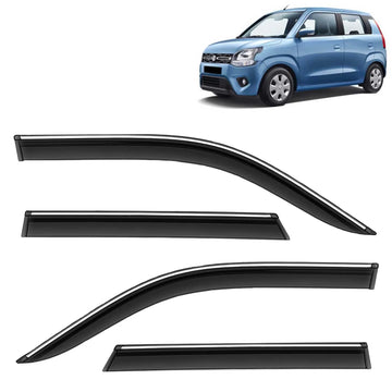 DOOR VISOR FOR MARUTI SUZUKI WAGON R CHROME LINE 2010-2018
