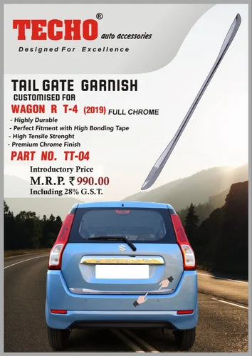 TAIL GATE GARNISH FOR MARUTI SUZUKI WEGON R 2019