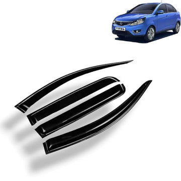 TATA ZEST PLAIN 2019 ONWARDS, SET OF 4 PCS  DOOR VISOR