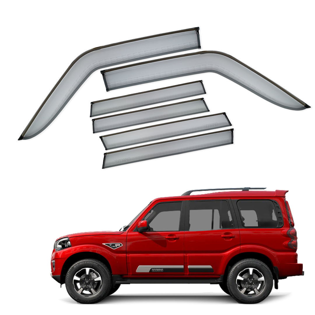 DOOR VISOR FOR MAHINDRA SCORPIO CLASSIC (6PCS) CRM