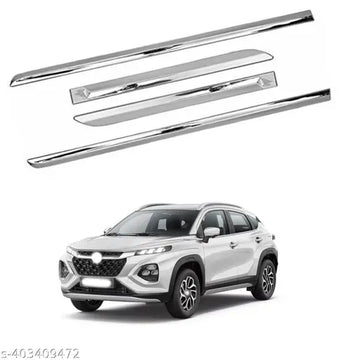 MARUTI FRONX BLACK WITH RED INSERT 2023 ONWARDS, SET OF 4 PCS  DOOR BEADING