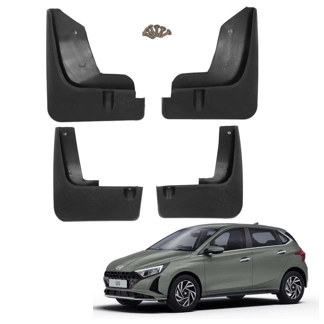 HYUNDAI I20 ACTIVE 2015-2020, SET OF 4 PCS  MUD GUARD