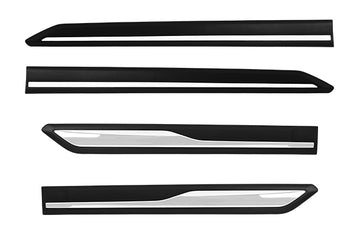 MARUTI INVICTO BLACK WITH CHROME 2023 ONWARDS, SET OF 4 PCS  DOOR BEADING