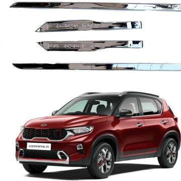 KIA SONET FULL CHROME 2020 ONWARDS, SET OF 4 PCS  DOOR BEADING